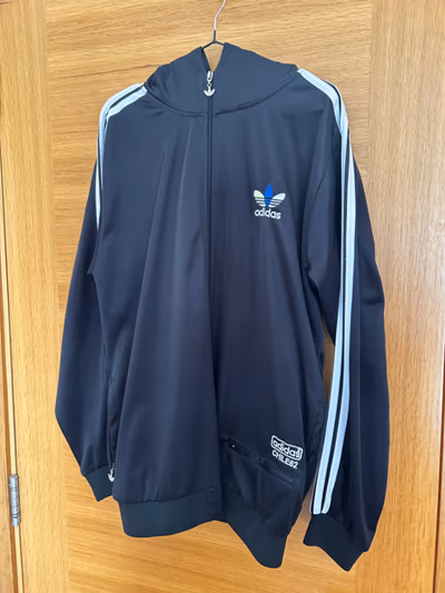 Black Adidas Track Jacket by adidas — pre-loved on Thrifted.mt