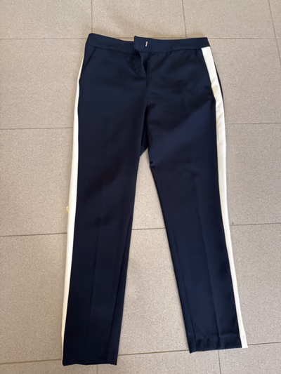 Navy Trousers with Stripe — pre-loved on Thrifted.mt