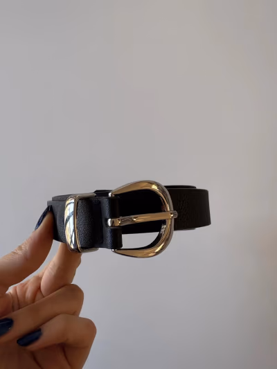 Classic Black Belt by Centro Moda — pre-loved on Thrifted.mt
