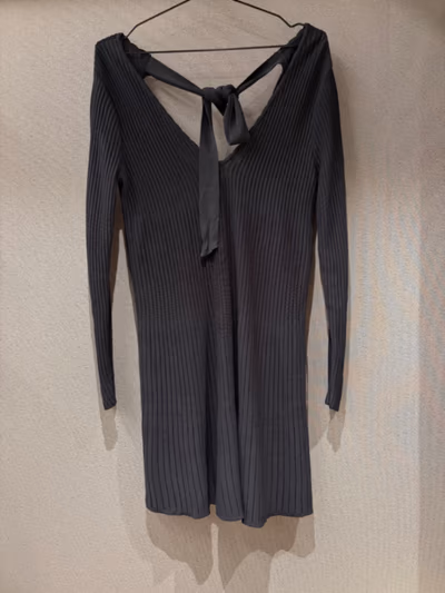 Sezane Ribbed Knit Dress by Sezane — pre-loved on Thrifted.mt