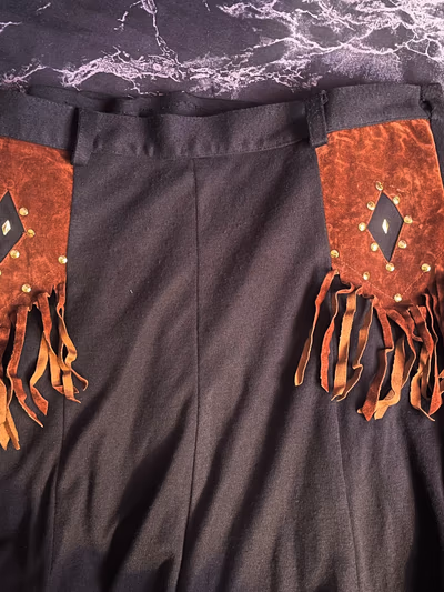 Falda hippie vaquera  by Unbranded — pre-loved on Thrifted.mt