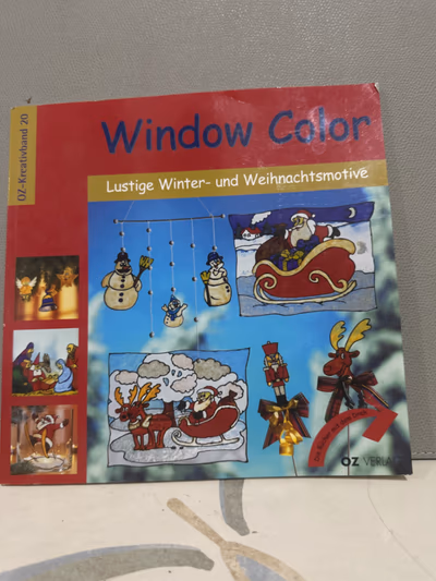 Window Color Christmas Motifs Book — pre-loved on Thrifted.mt