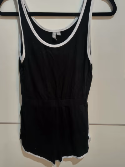 ASOS Black Contrast Trim Playsuit by ASOS — pre-loved on Thrifted.mt