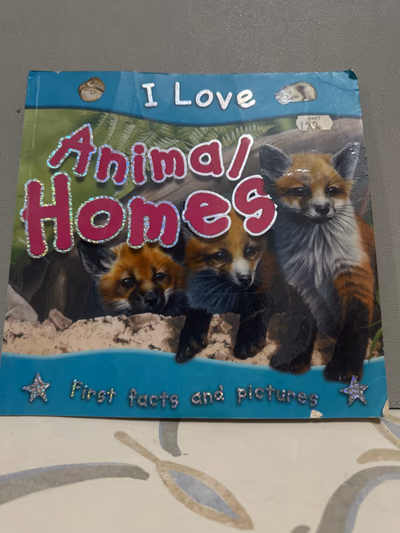 I Love Animal Homes Book — pre-loved on Thrifted.mt