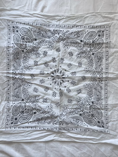 Classic Paisley Print Bandana — pre-loved on Thrifted.mt