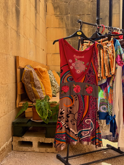 Early 00’s Desigual Vibrant Patterned Rose Dress