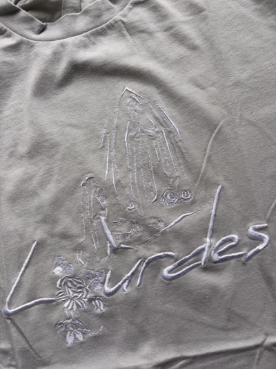 Andaman Lourdes embroidered t-shirt — pre-loved on Thrifted.mt
