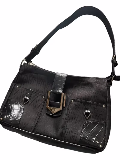 Mario Valentino black shoulder bag by Mario Valentino — pre-loved on Thrifted.mt