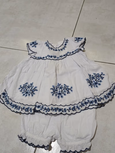 Next Embroidered Cotton Baby Set by Next — pre-loved on Thrifted.mt