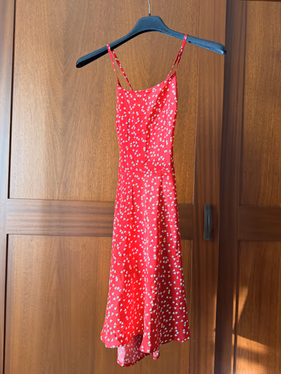 Shein Red with White Hearts Dress — pre-loved on Thrifted.mt
