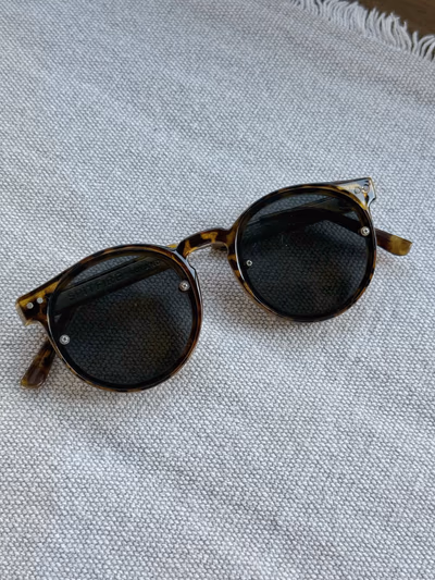 Spitfire Tortoiseshell Round Sunglasses by Spitfire — pre-loved on Thrifted.mt