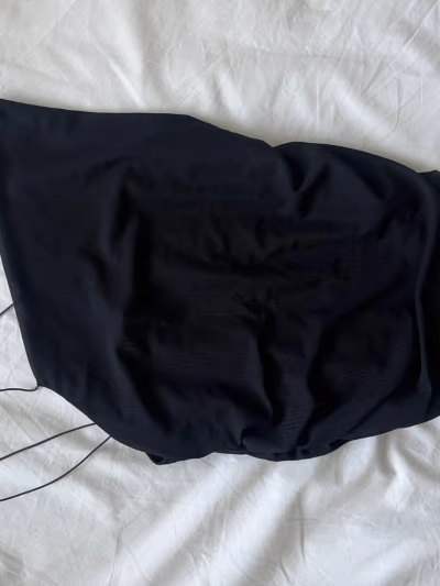 Black mesh cami top by Zara — pre-loved on Thrifted.mt