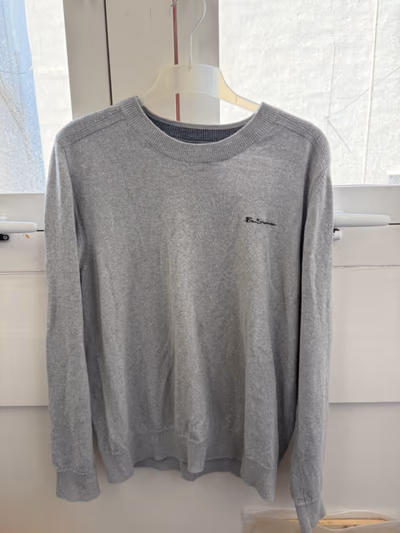 Ben Sherman Grey Crew Neck Sweater by Ben Sherman — pre-loved on Thrifted.mt
