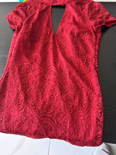 Mini dress red size S — pre-loved on Thrifted.mt