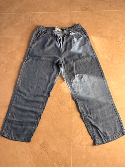 Lightweight denim elasticated trousers by Parfois — pre-loved on Thrifted.mt
