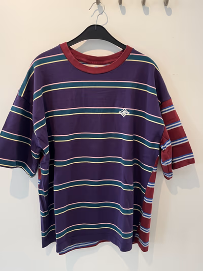 Piet Striped Graphic Oversized T-shirt by Piet — pre-loved on Thrifted.mt