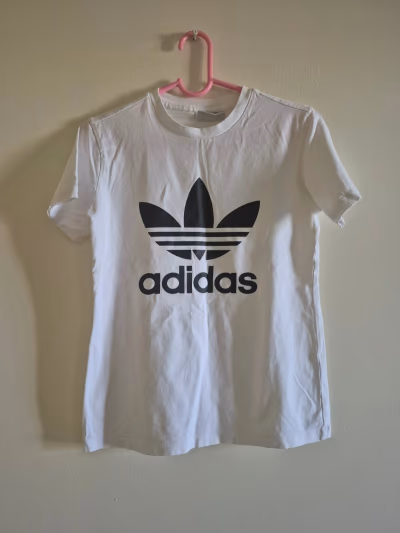 Adidas Originals Logo T-Shirt by Adidas — pre-loved on Thrifted.mt