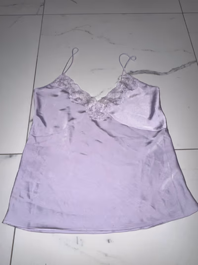Stradivarius Lilac Satin Lace Camisole by Stradivarius — pre-loved on Thrifted.mt