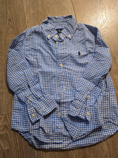 Ralph Lauren Gingham Check Button Down Shirt by Ralph Lauren — pre-loved on Thrifted.mt