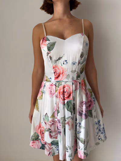 Floral Print Mini Sundress — pre-loved on Thrifted.mt