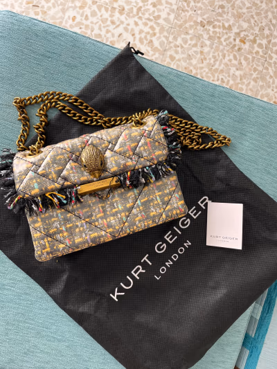 Borsa in tweed trapuntato Kurt Geiger by Kurt Geiger — pre-loved on Thrifted.mt