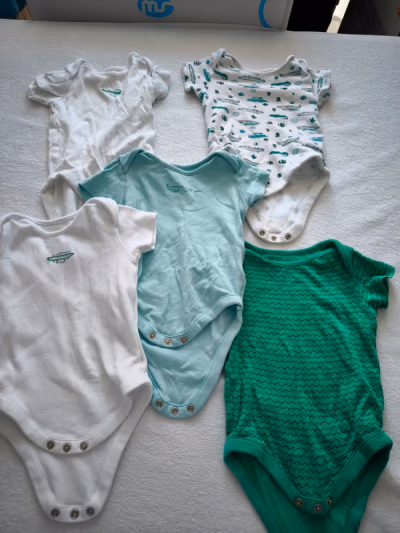 Baby bodysuit set various designs by Mothercare — pre-loved on Thrifted.mt