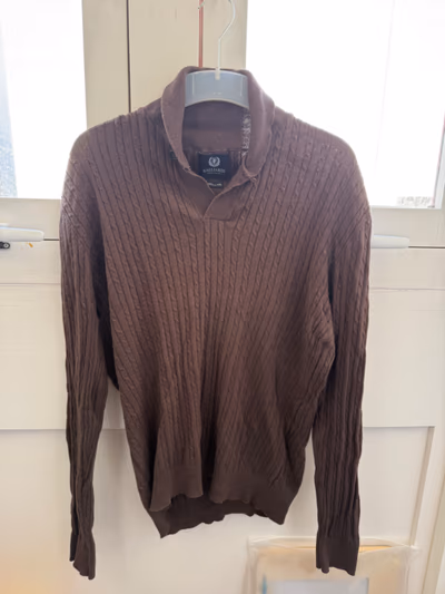 Gagliardi Cable Knit Pullover Sweater by Gagliardi — pre-loved on Thrifted.mt