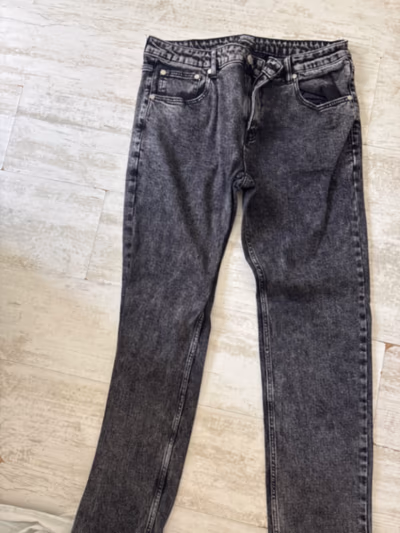 WeSC acid wash grey jeans by WeSC — pre-loved on Thrifted.mt