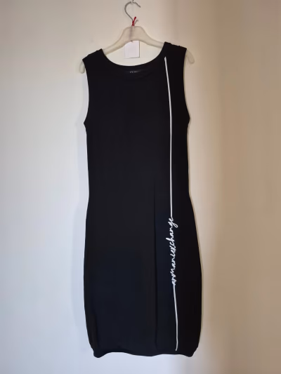 Armani Exchange black logo dress by Armani Exchange — pre-loved on Thrifted.mt