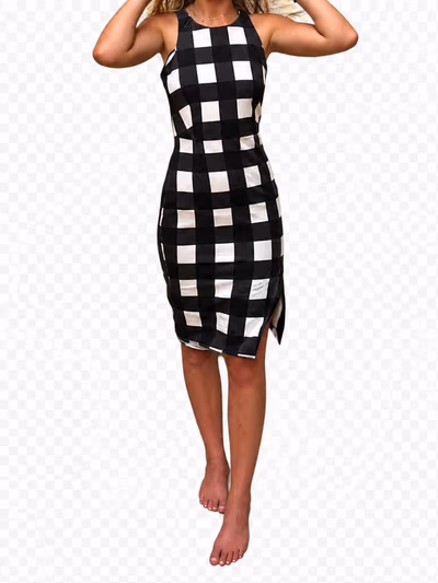Banana Republic Checkered Midi Dress by Banana Republic — pre-loved on Thrifted.mt
