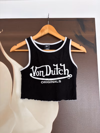 Von Dutch Originals Crop Top by Von Dutch — pre-loved on Thrifted.mt