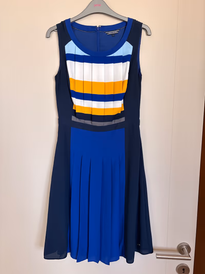 Tommy Hilfiger striped pleated dress by Tommy Hilfiger — pre-loved on Thrifted.mt