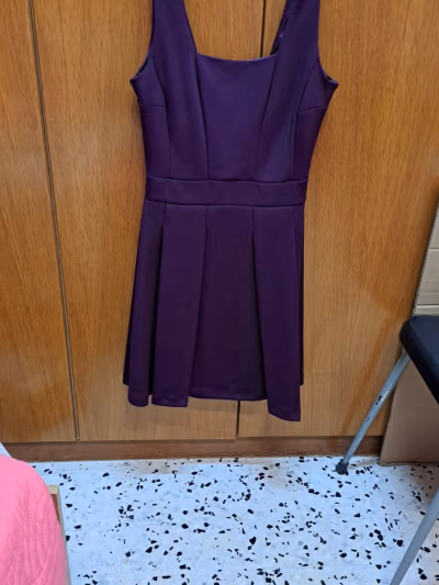 New Look Plain purple sleeveless skater dress — pre-loved on Thrifted.mt