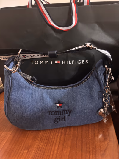 Tommy Girl Denim Shoulder Bag by Tommy Hilfiger — pre-loved on Thrifted.mt