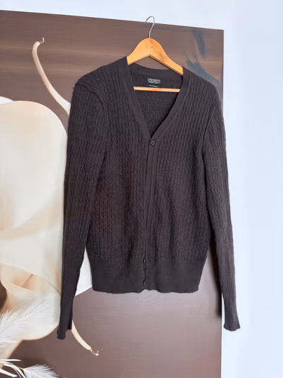 AllSaints Cashmere Cable Knit Cardigan by AllSaints — pre-loved on Thrifted.mt