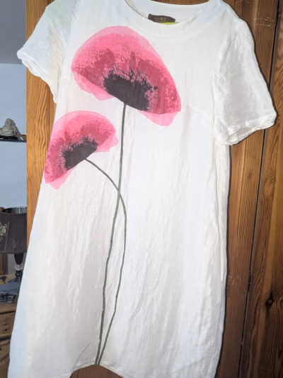 Floral Print Short Sleeve Dress by Yingran — pre-loved on Thrifted.mt