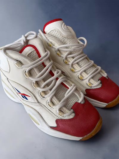 Reebok Question Mid Sneakers by Reebok — pre-loved on Thrifted.mt