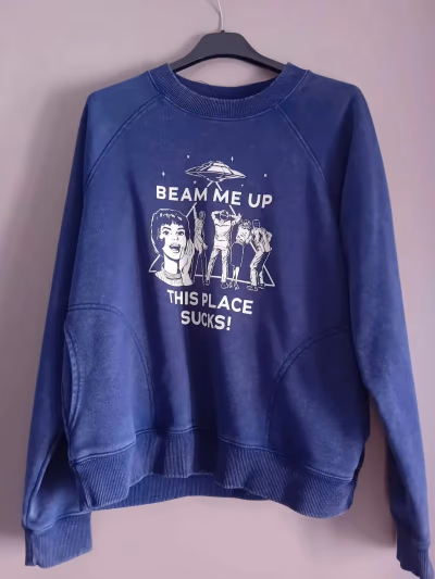 Stranger Things Graphic Sweatshirt by Primark — pre-loved on Thrifted.mt