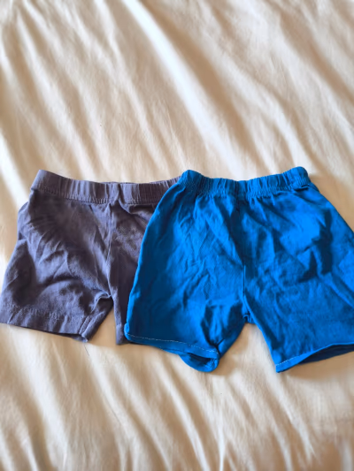 Pair of cotton baby shorts — pre-loved on Thrifted.mt