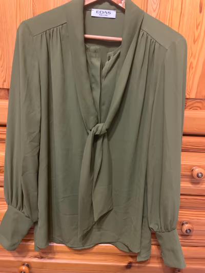 Olive Green blouse by Edas — pre-loved on Thrifted.mt