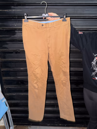 Classic Brown Cotton Chino Trousers by Carhartt — pre-loved on Thrifted.mt