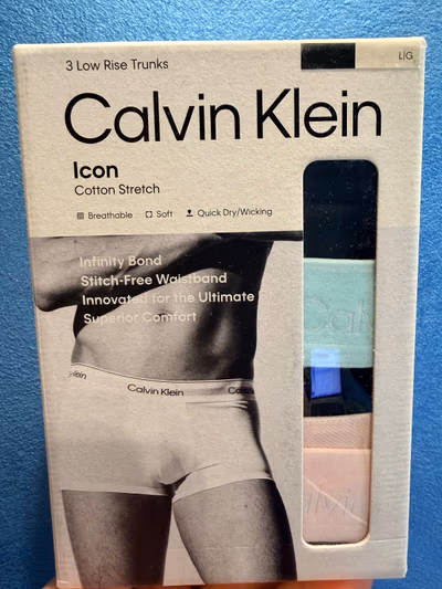 Calvin Klein Cotton Trunk Set of 3 by Calvin Klein — pre-loved on Thrifted.mt