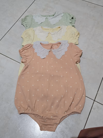 Next Baby Polka Dot Romper Bundle by Next — pre-loved on Thrifted.mt