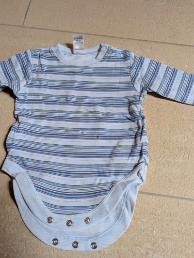 Striped baby bodysuit by Next — pre-loved on Thrifted.mt