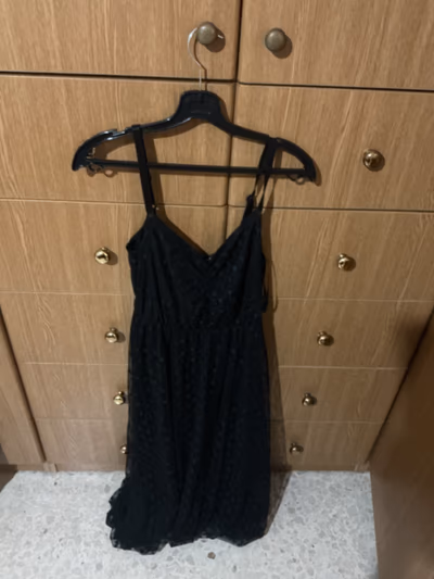 Guess Black Polka Dot Mesh Dress by Guess — pre-loved on Thrifted.mt