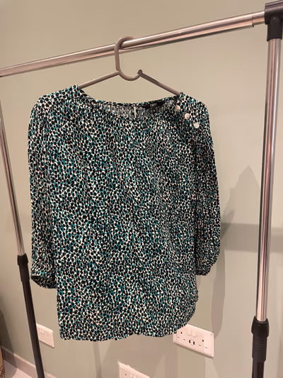 Next patterned button-detail blouse by Next — pre-loved on Thrifted.mt