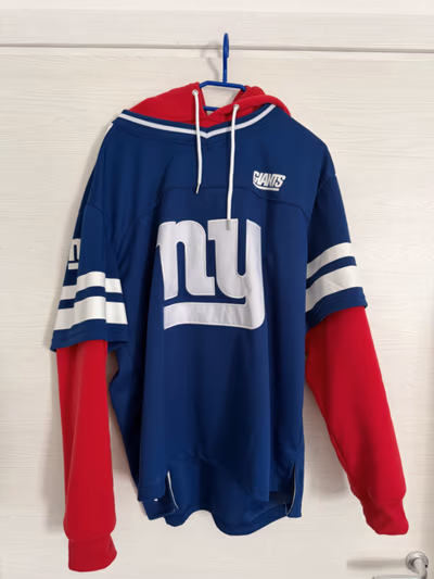 NFL Giants Hooded Top by NFL Team Apparel — pre-loved on Thrifted.mt