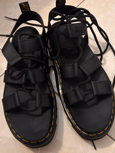 Dr Martens Nartilla Lace Up Chunky Sandals by Dr. Martens — pre-loved on Thrifted.mt
