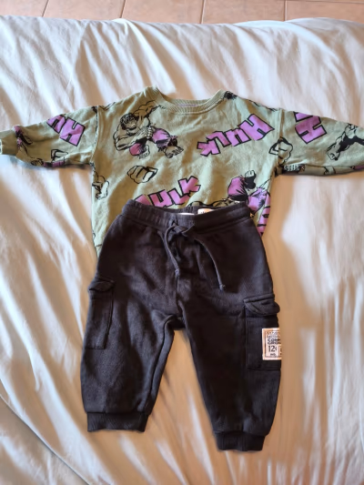 Marvel Hulk baby outfit set by Lefties — pre-loved on Thrifted.mt