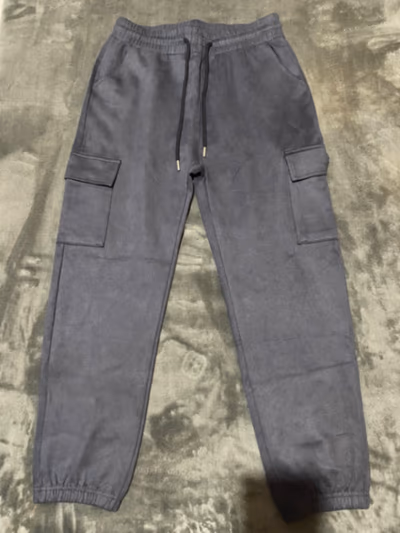 Grey Cargo Drawstring Joggers — pre-loved on Thrifted.mt